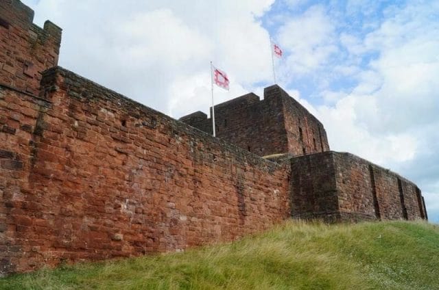 castillo de Carlisle, muro de adriano, castillos normandos, english heritage
