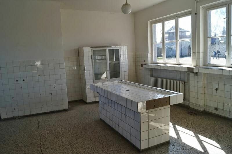 mesa autopsias campo de concentración de Sachsenhausen