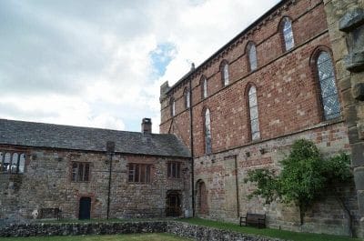 Lanercost priory patio interior