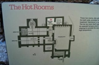 the hot rooms CHESTER ROMAN FORT muro de adriano
