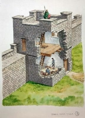 Willowford East turret 48A dibujo