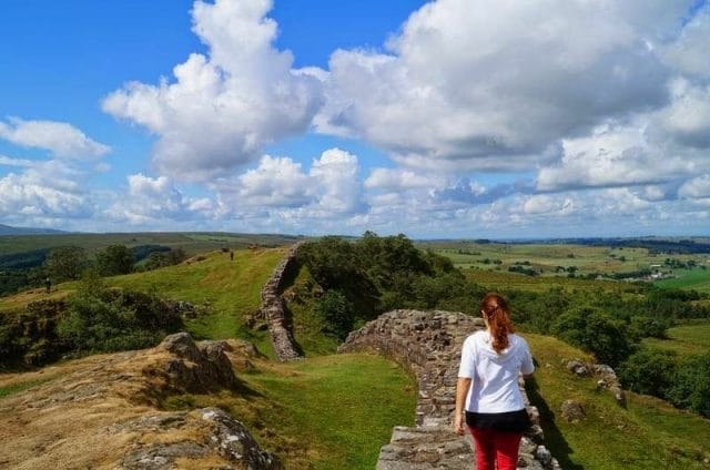 Walltown Crags trozo muro de adriano