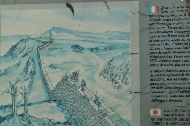 Walltown Crags dibujo