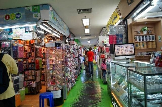 mbk bangkok pasillos