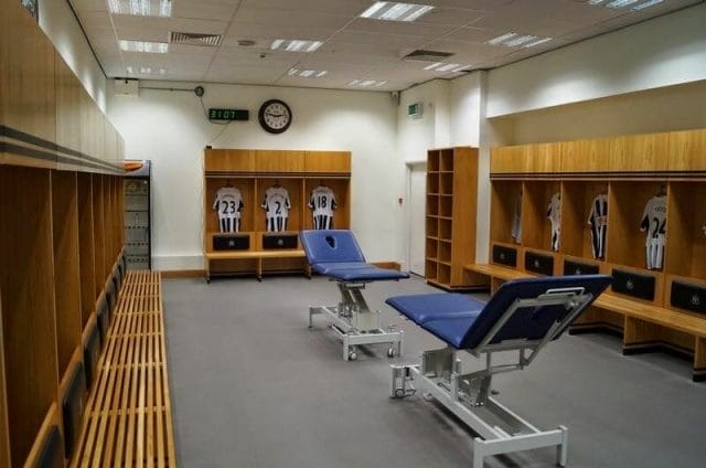 vestuarios del estadio Newcastle