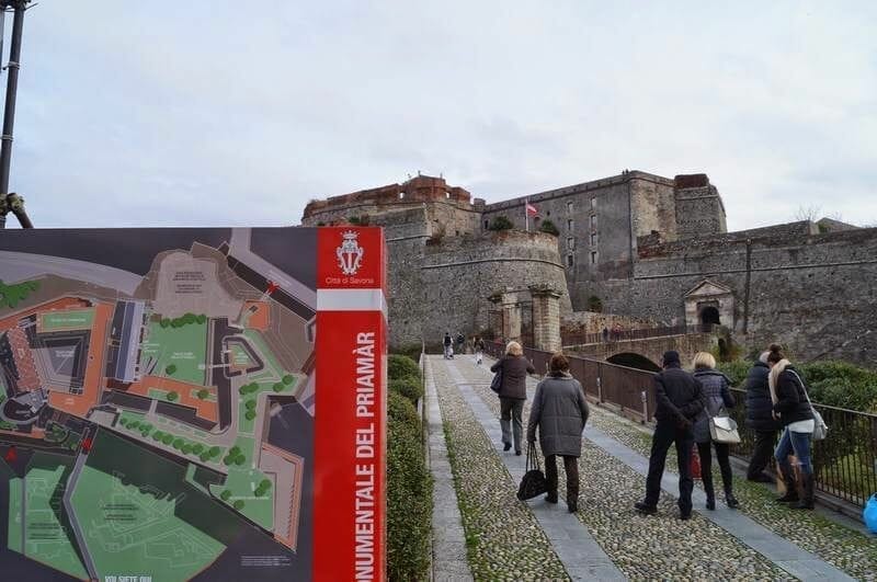 camino fortaleza priamar savona