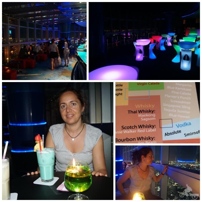 cena en Baiyoke tower