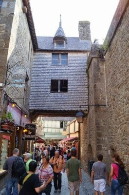 calles en Mont Saint Michel