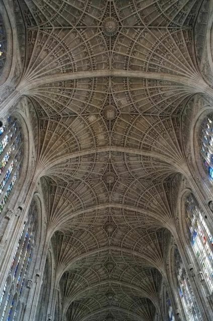 boveda King's College Chapel Qué ver en Cambridge