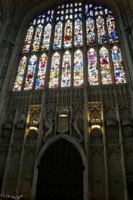 vidriera King's College Chapel