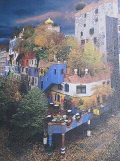 casa Hundertwasserhaus de Viena.