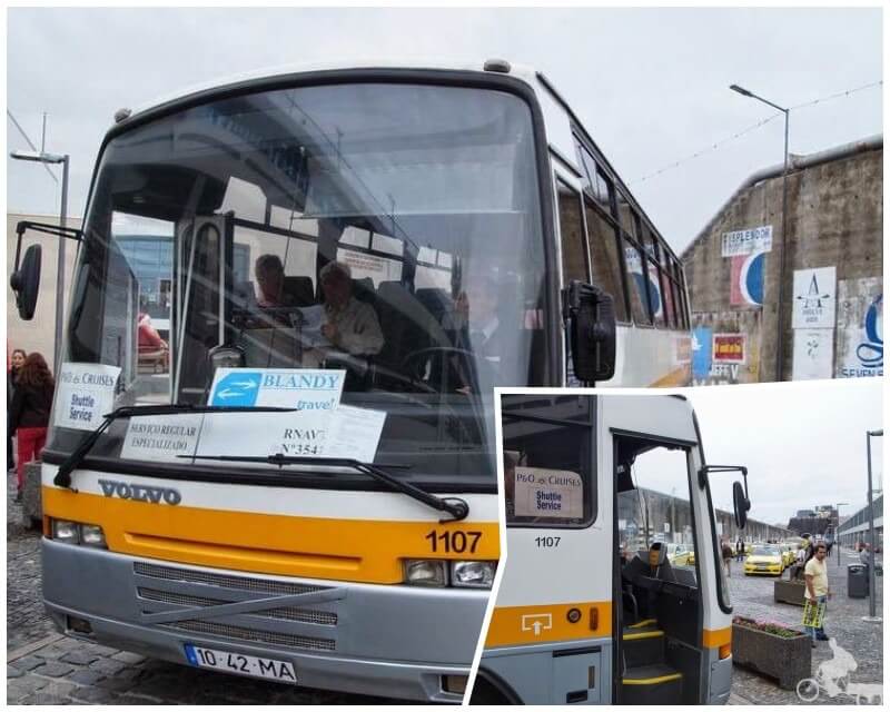 autobús del puerto de cruceros de Funchal islas madeira