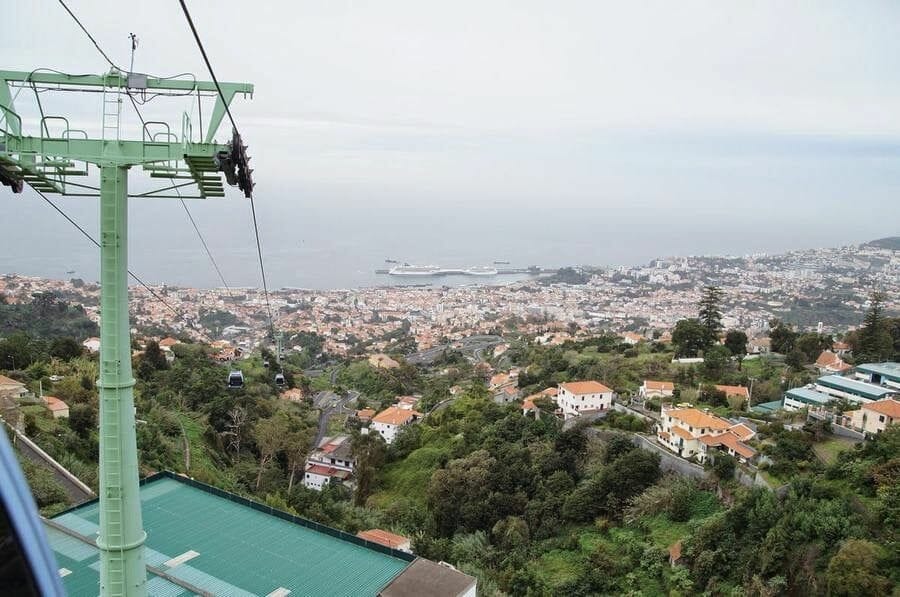 Teleférico Funchal vistas
