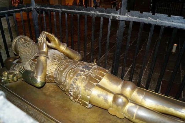 tumba principe negro Catedral de Canterbury