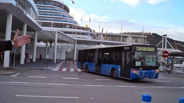 BUS puerto Barcelona cruceros