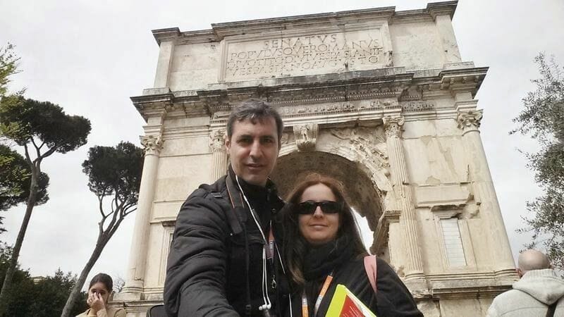 arco tito foro romano arco de Tito
