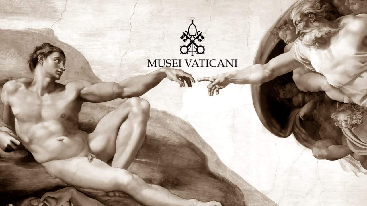 Creación de Adán una de las mejores obras de los museos vaticanos