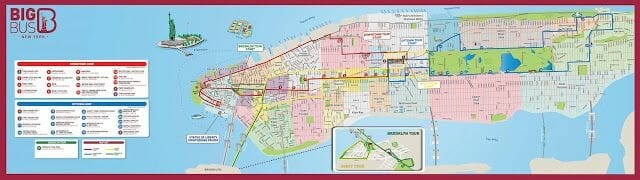 mapa Big Bus