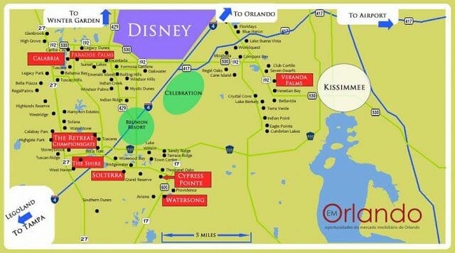 mapa orlando