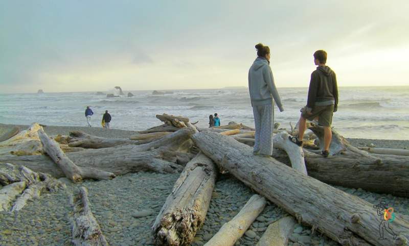 En la playa de la Push