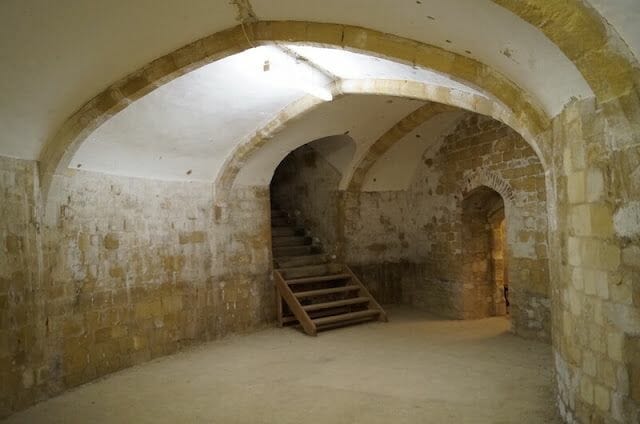 castillo de Walmer sotanos