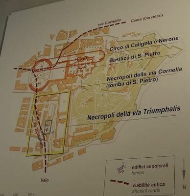 plano Necropolis via triumphalis