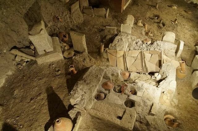restos arqueologicos Necropolis via triumphalis