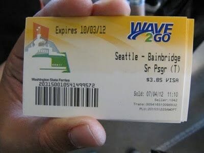 tickets bainbridge ferry, Seattle, puerto Seattle