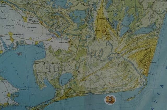 mapa delta danubio rumania