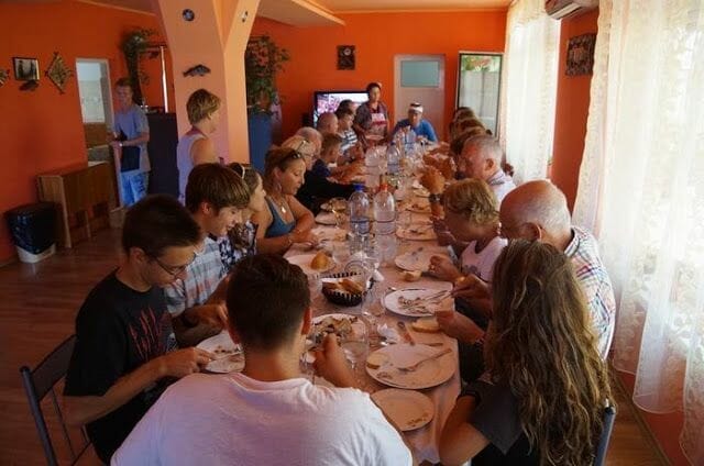 Delta del Danubio comida