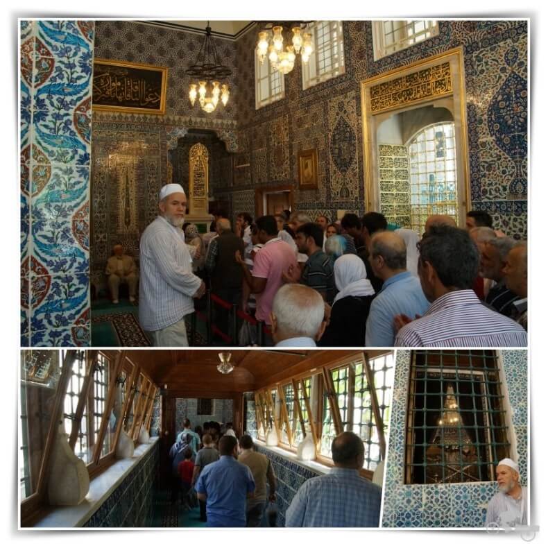 interior Mezquita de Eyüp Sultan