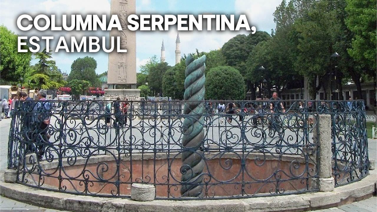 La curiosa vicisitud de la columna Serpentina de Estambul