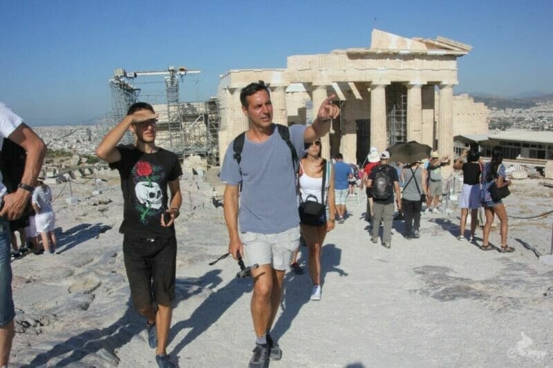 Héctor Navarro de Mi baúl de blogs en Atenas
