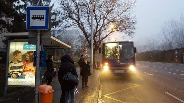 Parada bus 110 y 112