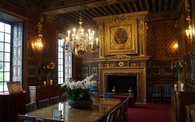 salas del castillo de Cheverny