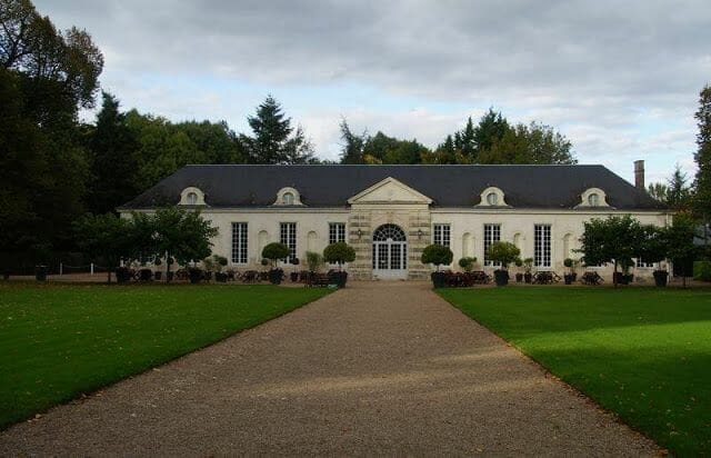 jardines del castillo de Cheverny