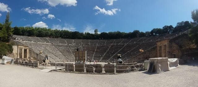 teatro panorámica TEATRO DE EPIDAURO