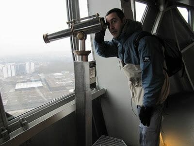 vistas desde el atomium de bruselas