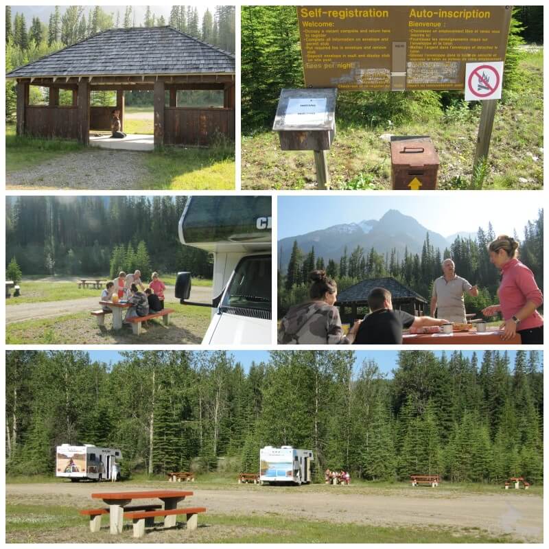 Camping Kicking Horse campground