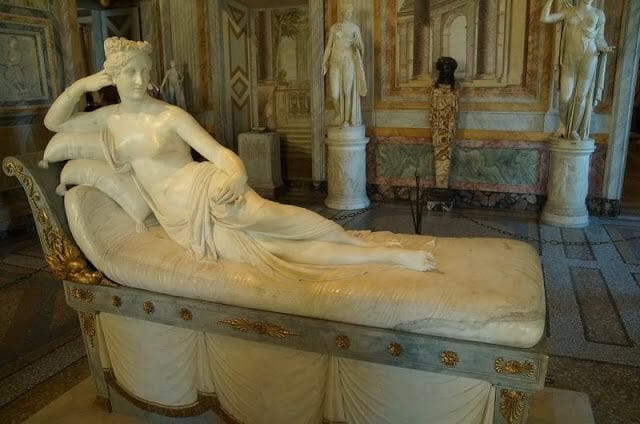 Paulina Bonaparte de Canova (Galleria Borghese)