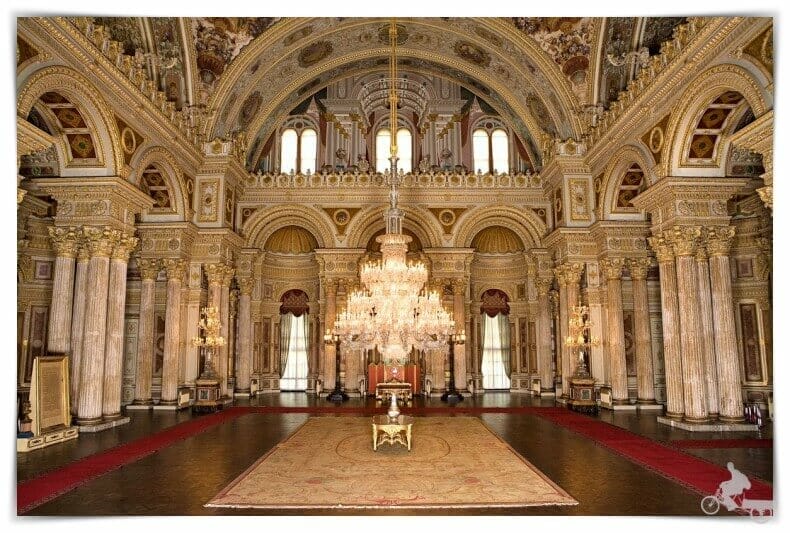 Lámpara del palacio de Dolmabahce