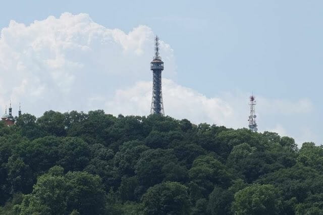 Torre de Petrin desde torre mala strana