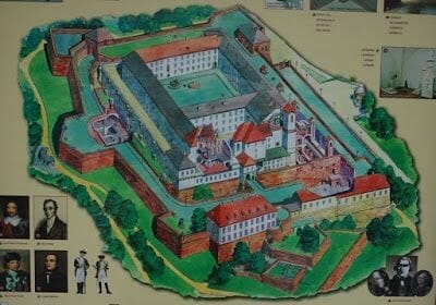 dibujo fortaleza de Spilberk