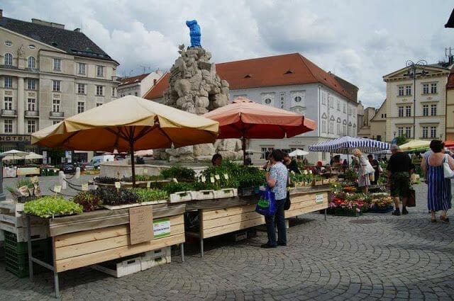 Zelný trh, el mercado de las verduras de brno