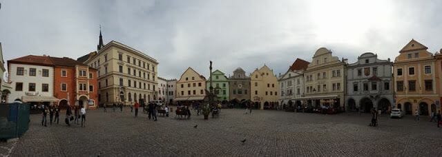 La plaza de la Concordia de Cesky krumlov