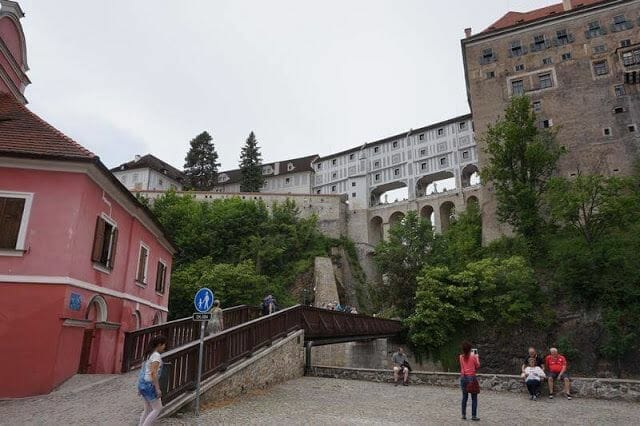 puente oculto de Cesky krumlov