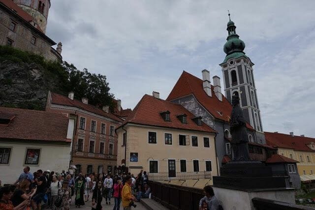 calle Latrán de Český Krumlov