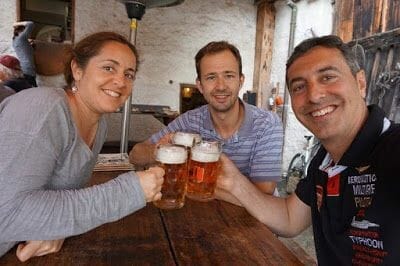 brindando CESKY KRUMLOV