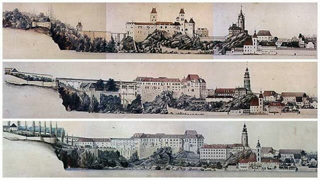 evolucion castillo de cesky krumlov