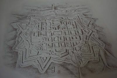 campo terezin maqueta